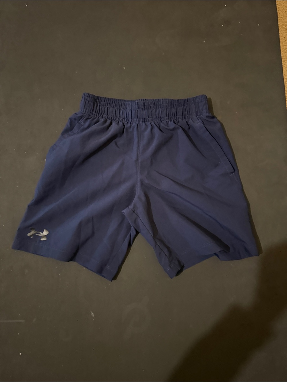 Under Armour Kids Navy Blue Athletic Shorts